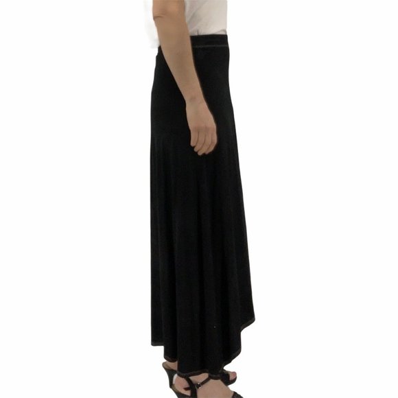 SOLD Go Couture Gray Tie Dye Knit Maxi Skirt - Picture 2 of 9